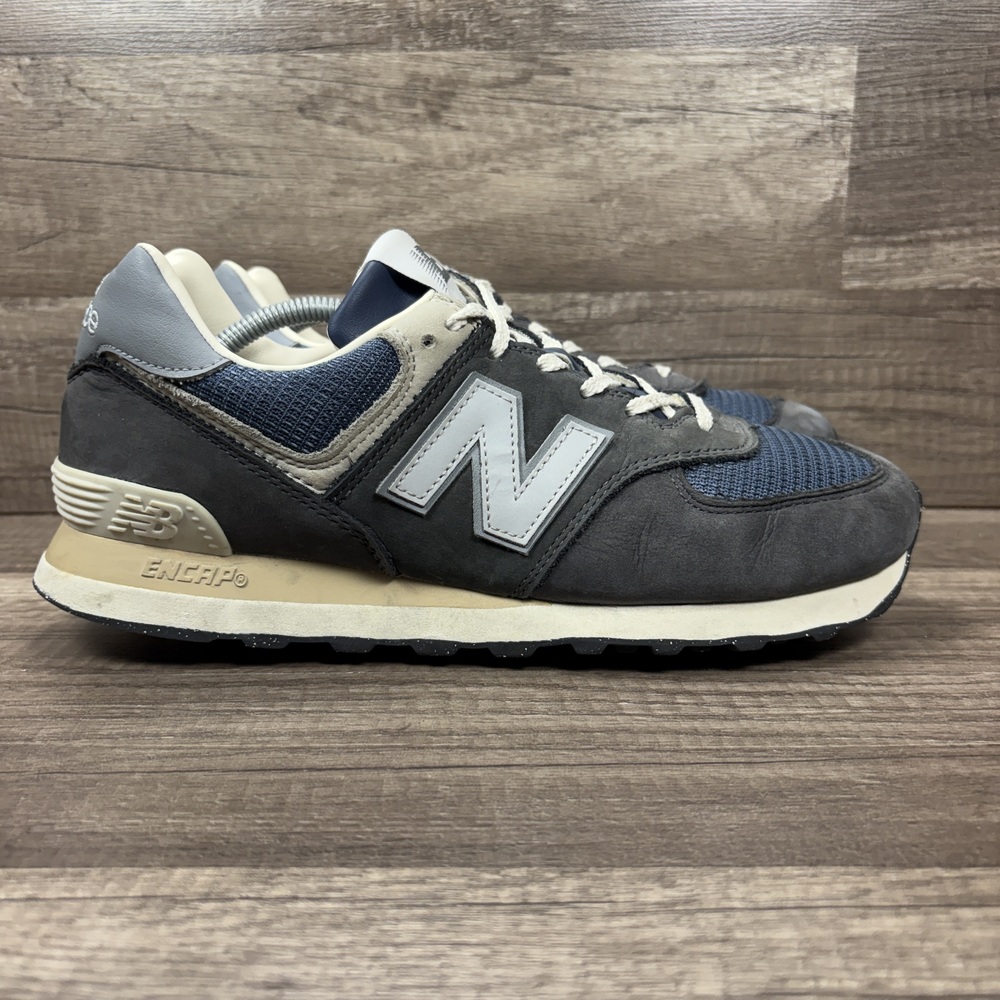 New Balance 574 Gray Blue Womens US Size 10 EUR 42 U574SGG Sneakers